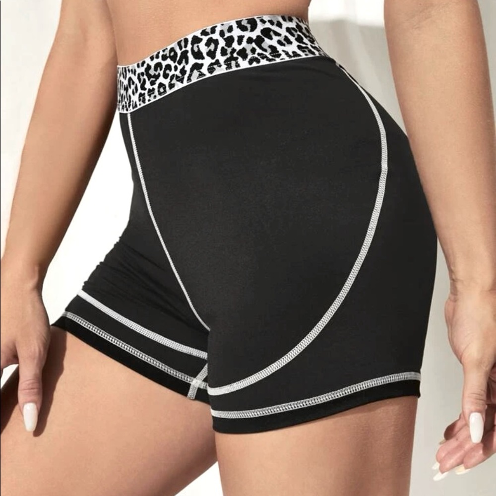 3 FOR $24 Leopard Waist Sport Short